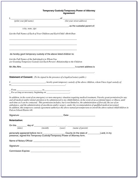 Permanent Custody Forms Texas Form Resume Examples 8ldr44boav