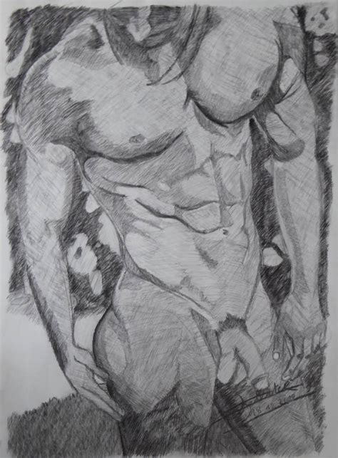 Male Nude Drawing By Milan Petrovi Saatchi Art My Xxx Hot Girl