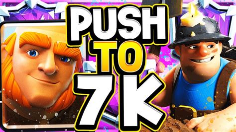 Ladder Push To 7000 Trophies 17 In The World Clash Royale Youtube