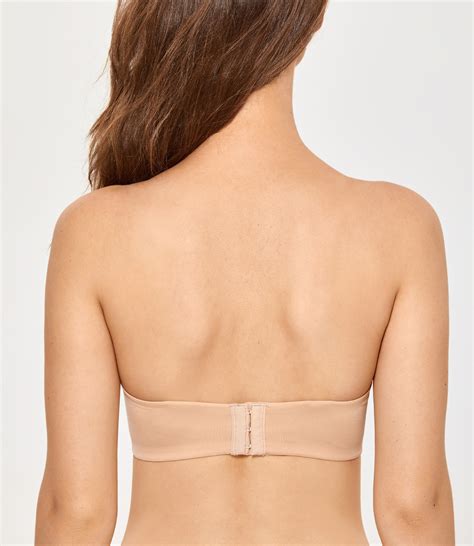 Dobreva Womens Lace Strapless Bra Plus Size Underwire Unlined Balconette Bras Ebay