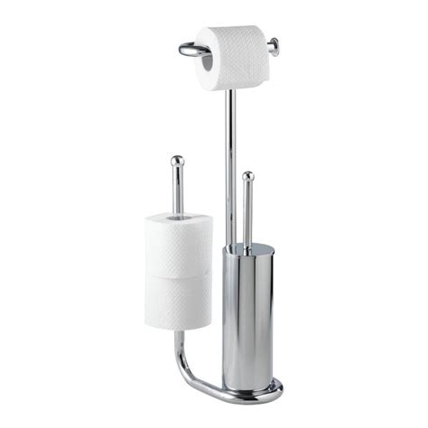 Symple Stuff Universalo Freestanding Toilet Roll And Brush Holder