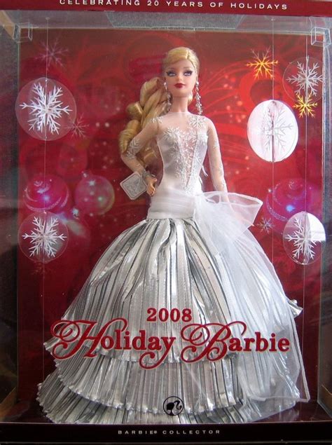 Holiday Barbie Doll 2008 Collector Edition Celebrating 20