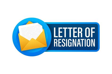 Letter Of Resignation Paper Document Graphic By Dg Studio · Creative