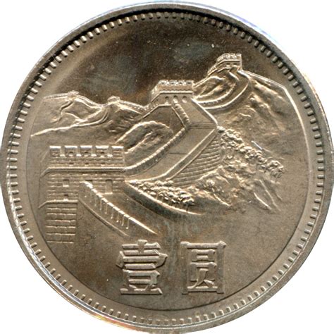 1 Yuan Peoples Republic Of China Numista