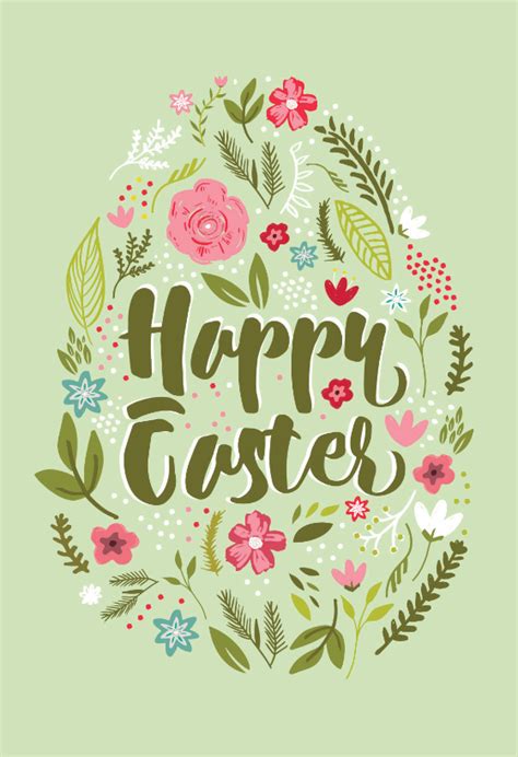 bunnies all over easter card greetings island