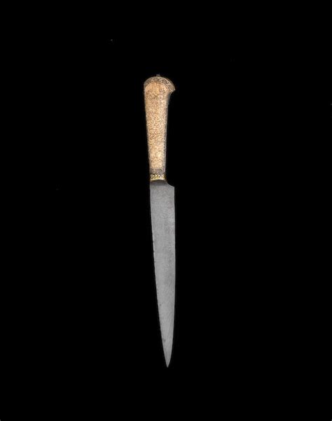 bonhams an ivory hilted steel dagger kard persia 18th century