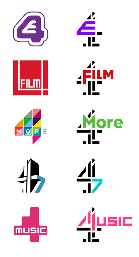 See more ideas about logos, channel 4 logo, channel logo. Brand New: New Logos for all Channel 4 by 4creative and ...