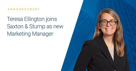 Teresa Ellington Joins Saxton And Stump As Marketing Manager