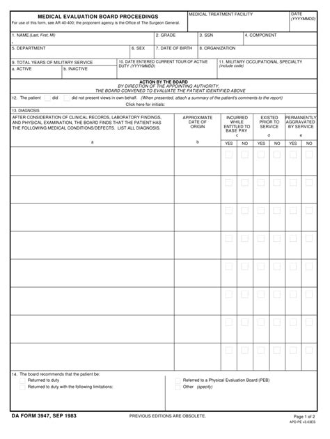 Da Form 3947 Fill Out And Sign Online Dochub