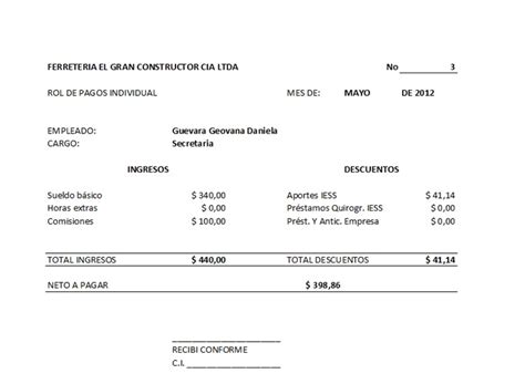 Por su parte, el periodista y expolítico ucraniano ígor mosiichuk aseguró en su página de facebook que la historia. Rol de pagos - EcuadorLegalOnline