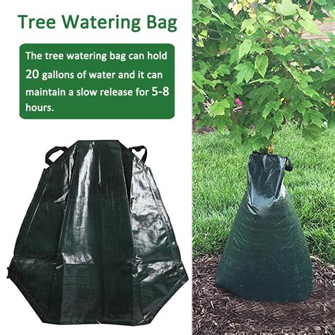 Leking Tree Watering Bag 20 Gallon Slow Release Watering Bag Tree Drip Irrigation Bag For Trees