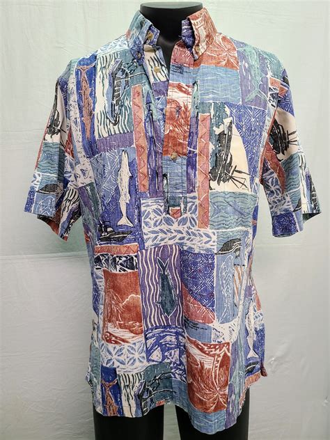 Vintage Kahala Aloha Shirt 100 Cotton Size Large Etsy