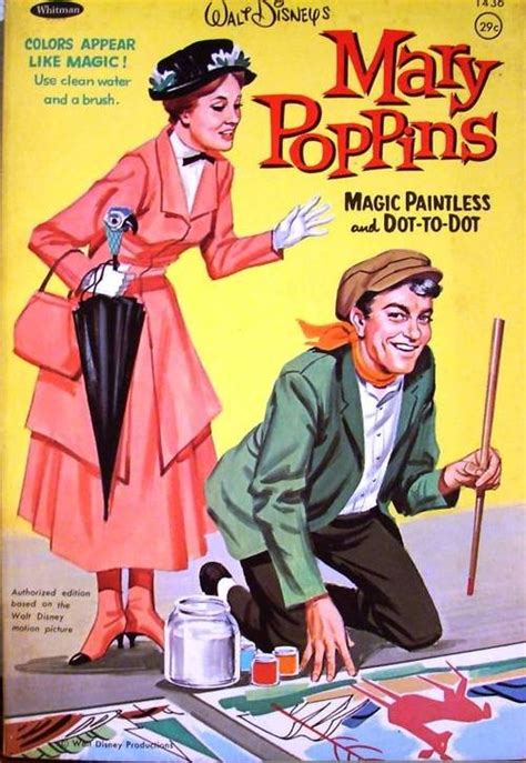 Mary Poppins Vintage Poster Vintage Coloring Books Mary Poppins