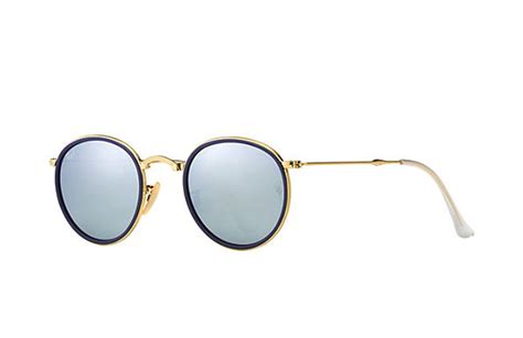 Ray Ban Round Metal Folding Rb3517 00130 Ray Ban Zonnebrillen Fuvanl