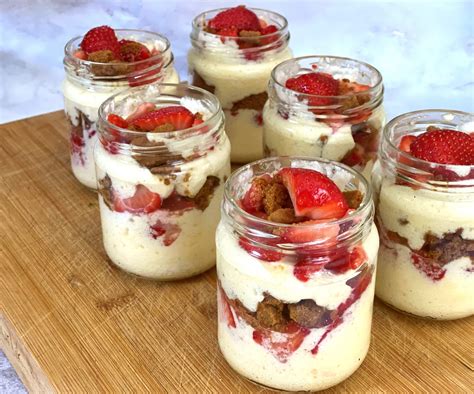 Tiramisu Fraises Sp Culoos En Verrines Facile Et Rapide