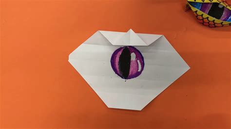 Origami Dragon Eye Grade 4 Youtube