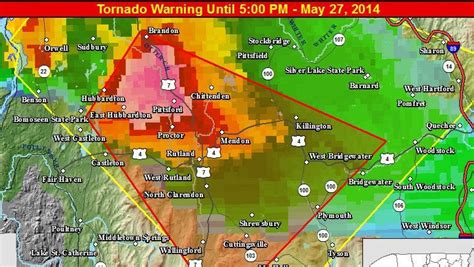 Tornado Warnings Expire In Western Central Vermont