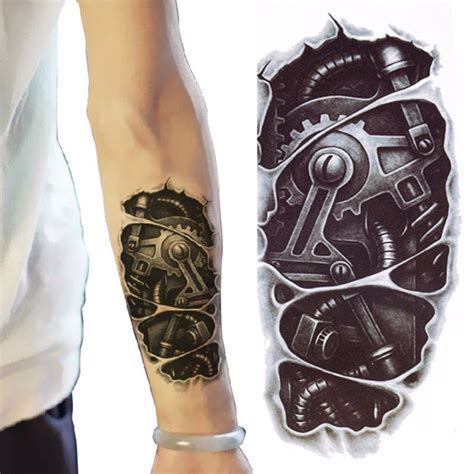 Arm Hand Body Warterproof Temporary Tattoo Tatuagem 3d