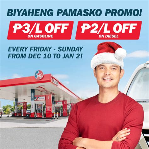 Caltex Gives Fuel Discount With Biyaheng Pamasko Promo Motortechph