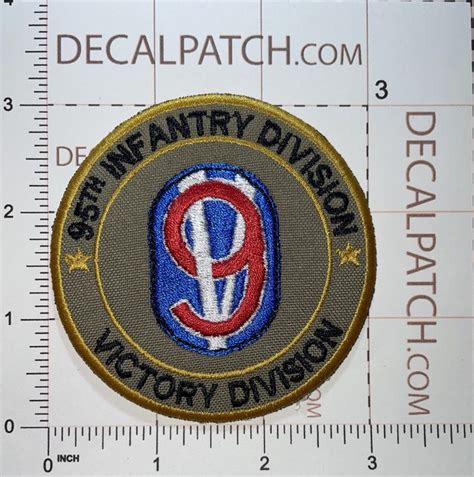 Us Army 95th Infantry Division Victory Division Patch 3 Decal Patch Co