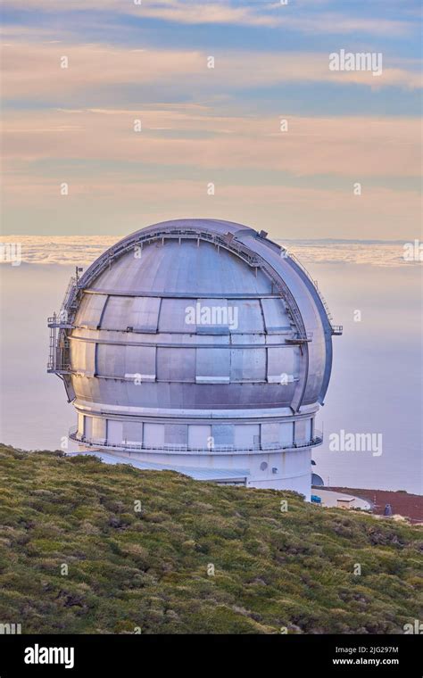 Scenic View Of An Astronomy Observatory Dome In Roque De Los Muchachos
