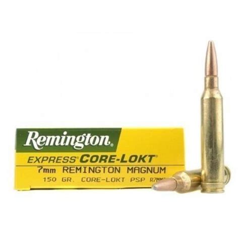 Bala 7 Mm Remington Magnum Core Lokt Carabinas Y Pistolas