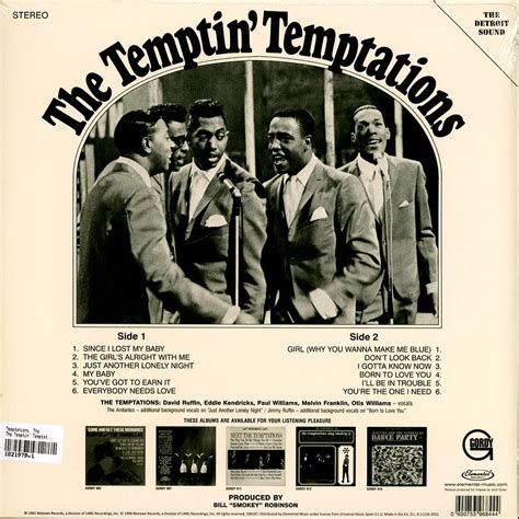 The Temptations The Temptin Temptations Vinyl Lp 1965 Eu