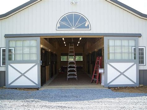 Indoor Riding Arena And T Barn Precise Buildings Horse Barn Designs