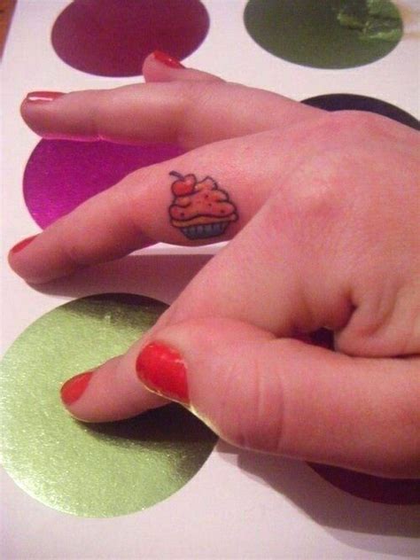Cupcake Tattoos Inked Magazine Cupcake Tattoos Tattoos Finger Tattoos