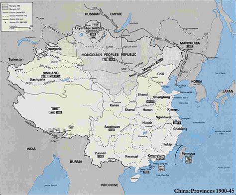 Historical Maps Of China