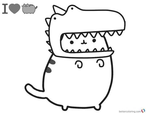 All Related Printable Pusheen Birthday Coloring Pages Images
