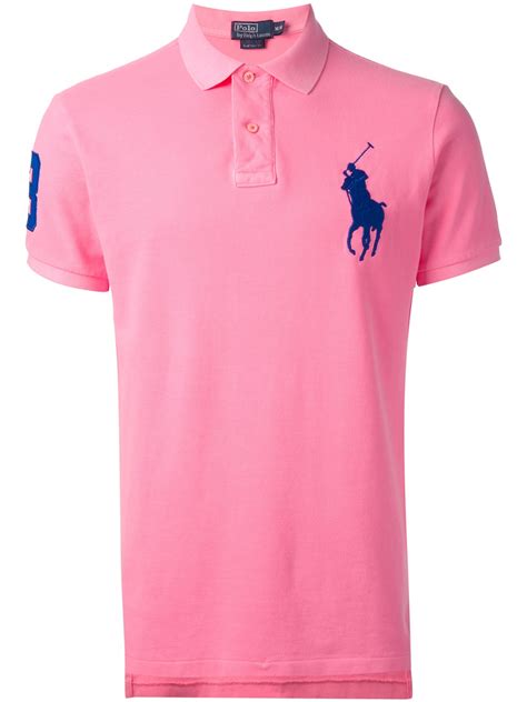 Lyst Polo Ralph Lauren Classic Polo Shirt In Pink For Men