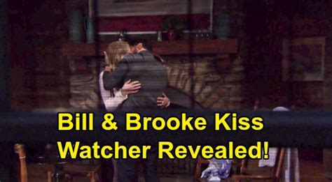 The Bold And The Beautiful Spoilers Brooke And Bills Kiss Mystery Watcher See Who It Was