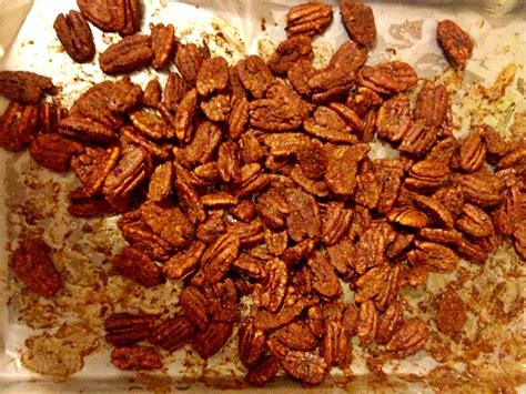 Oven Roasted Pecans With Brown Sugar And Cinnamon Glaze Roasted
