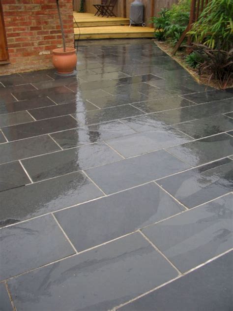 Black Slate Tile Outdoor Patio Black Slate Tile Outdoor Patio Design