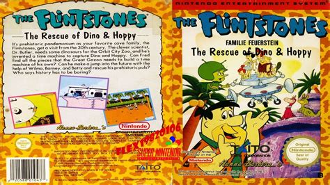 Nes Flintstones Rescue Of Dino And Hoppy Rus Longplay 119 Youtube