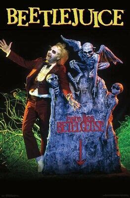 Beetlejuice Here Lies Betelgeuse Poster Inch X Inch Ghosts Free Shipping Ebay