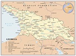 Maps of Georgia | Detailed map of Georgia in English | Tourist map of ...