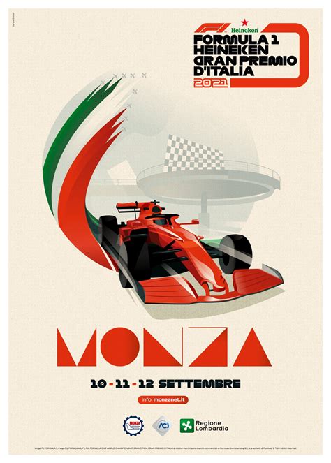 Official Poster For The 2021 Italian Grand Prix At Monza R