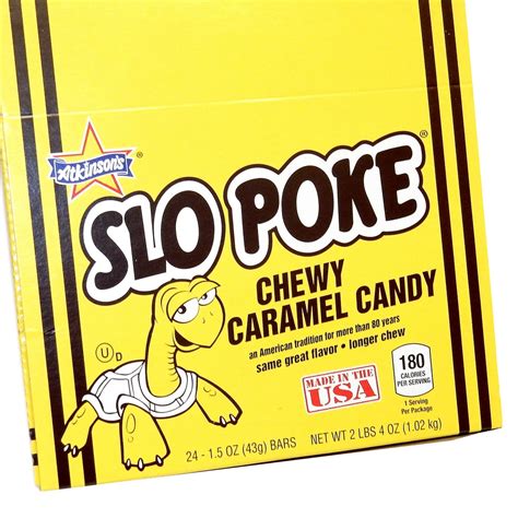 Slo Poke Candy Bars 24 Bars Candy And Chocolate Food And Ts Shop