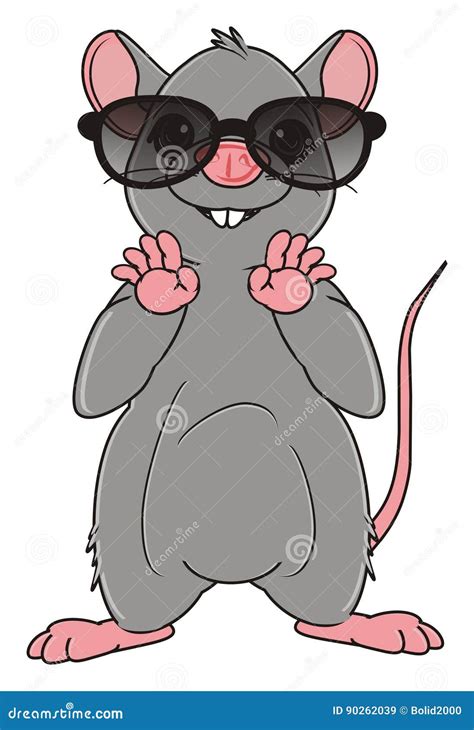 Mouse In Sunglasses Stock Illustration Illustration Of Preschool 90262039