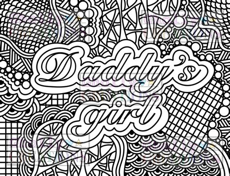 daddy s girl ddlg cgl adult coloring page etsy