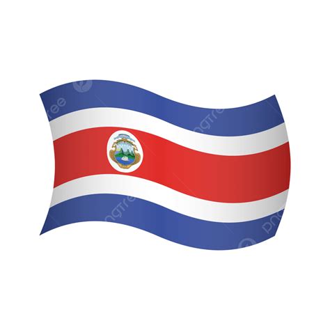 Costa Rica Flag Icon Costa Rica Flag Png And Vector With Transparent