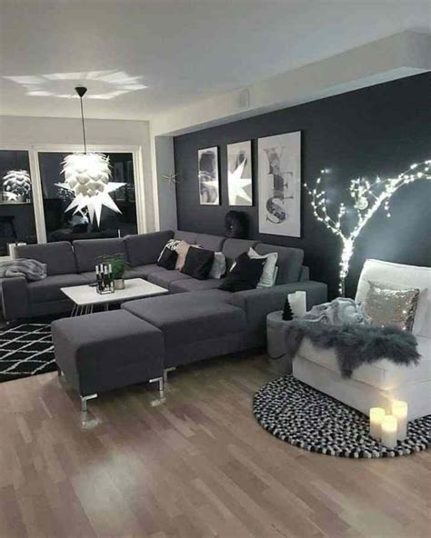 10 Black And Grey Living Room Ideas 2022 Neutral Aspect