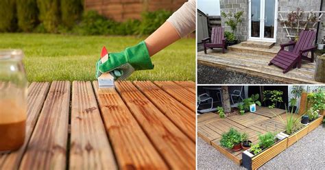 Simil madera quebracho deck pileta jardin. Cómo construir un deck paso a paso con palets | Bioguia | Pisos de pallets, Palet exterior ...