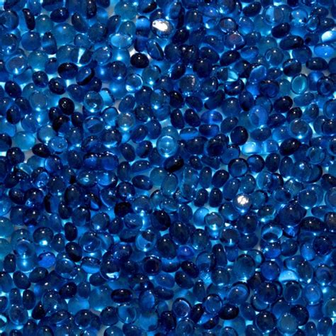 Frosted Glass Pebbles Light And Dark Blue House Of Marbles