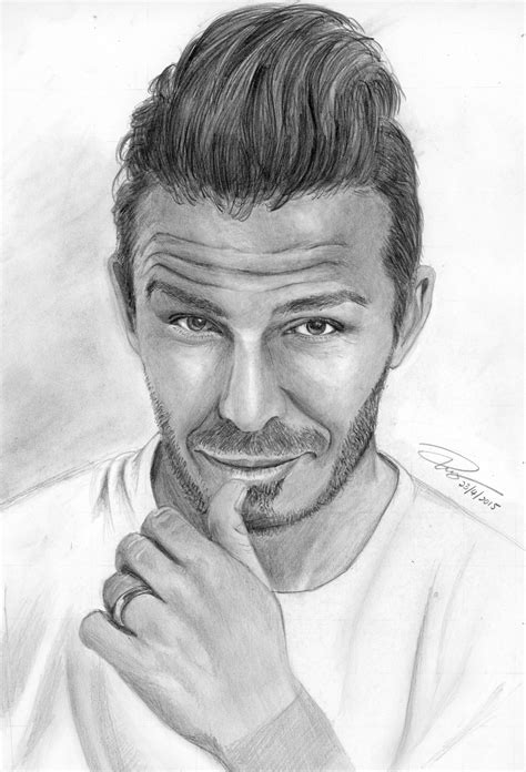 David Beckham Drawing Skill