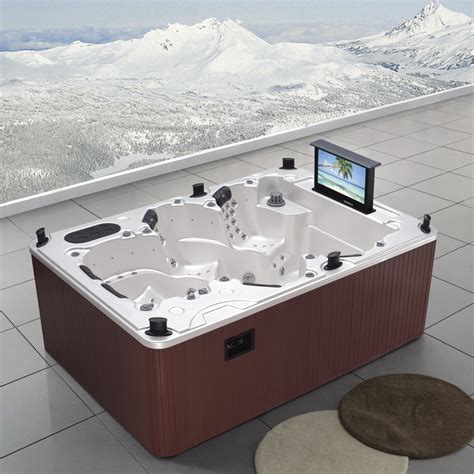 Unlike a hot tub, a whirlpool tub is filled and drained for every use, like any other regular bathtub. China Outdoor 6 Seat USA Balboa SPA Whirlpool Hot Tub with ...