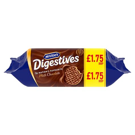 mcvitie s milk chocolate digestives 266g we get any stock