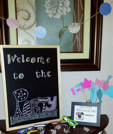 Gender Reveal Chalkboard Welcome And Photo Prop Set Up Gender Reveal Chalkboard Gender Reveal